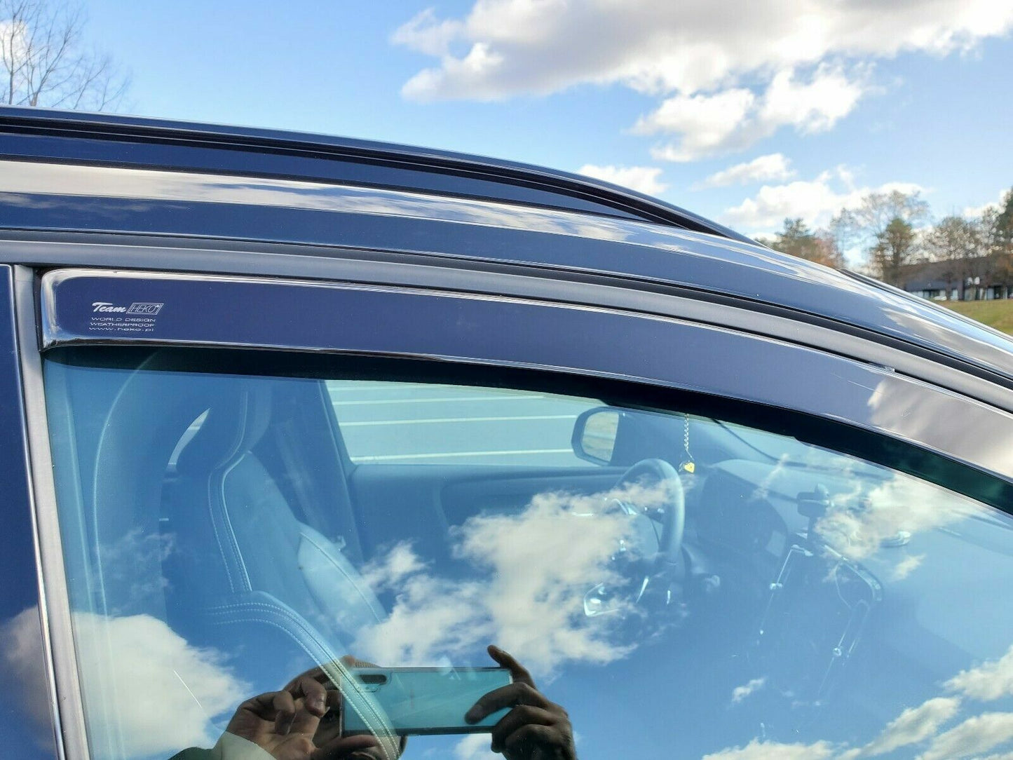 BMW X5 IN-CHANNEL RAIN GUARDS WIND DEFLECTORS 2007-2018 ( FULL SET) DARK SMOKE