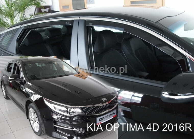 IN-CHANNEL RAIN GUARDS WIND DEFLECTORS THAT FIT KIA OPTIMA 2016-2020 4PC SET