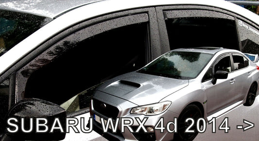 SUBARU WRX IN-CHANNEL RAIN GUARDS WIND DEFLECTORS 2015-2021