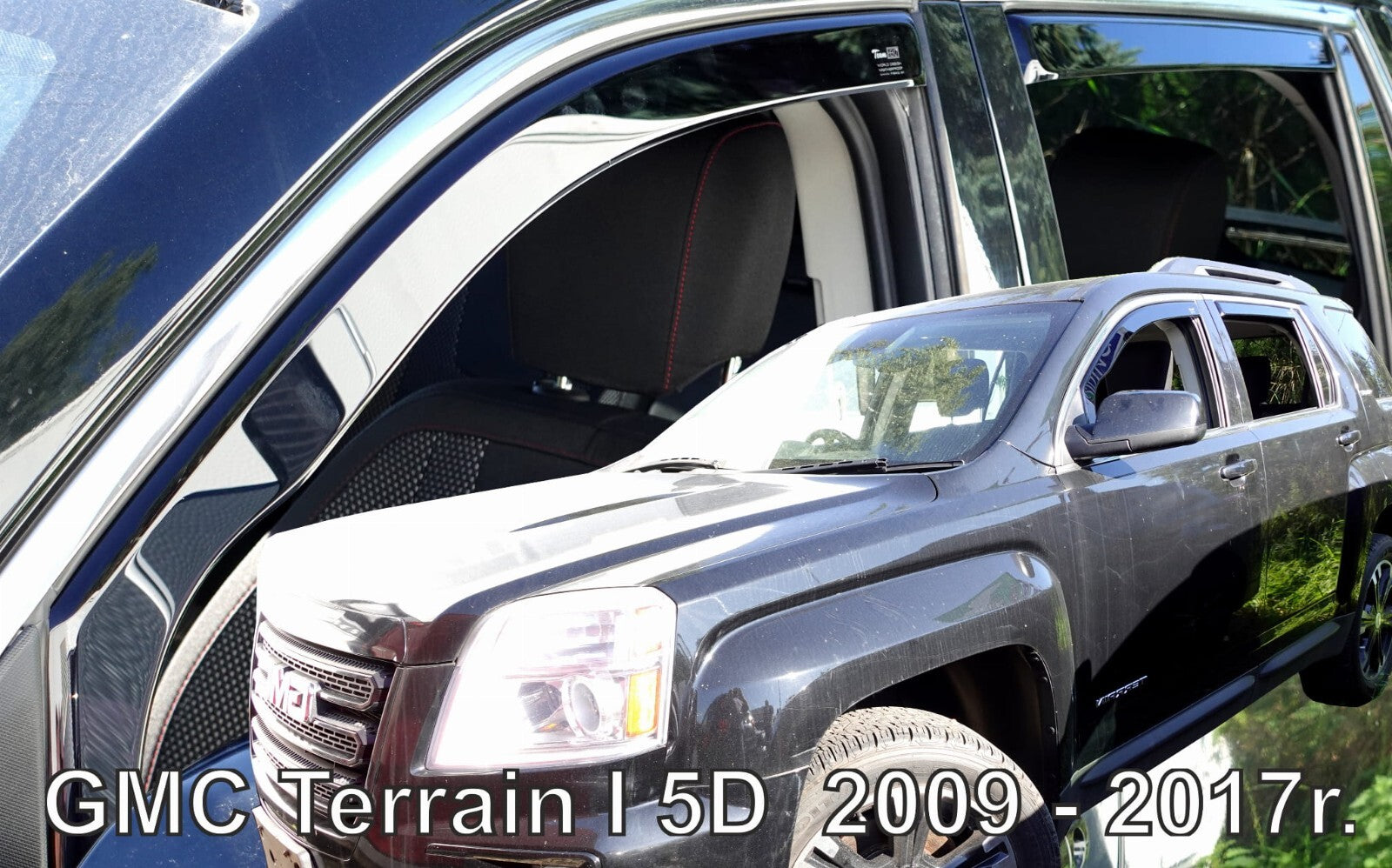 GMC TERRAIN IN-CHANNEL RAIN GUARDS WIND DEFLECTORS 2010-2017 (4PC)