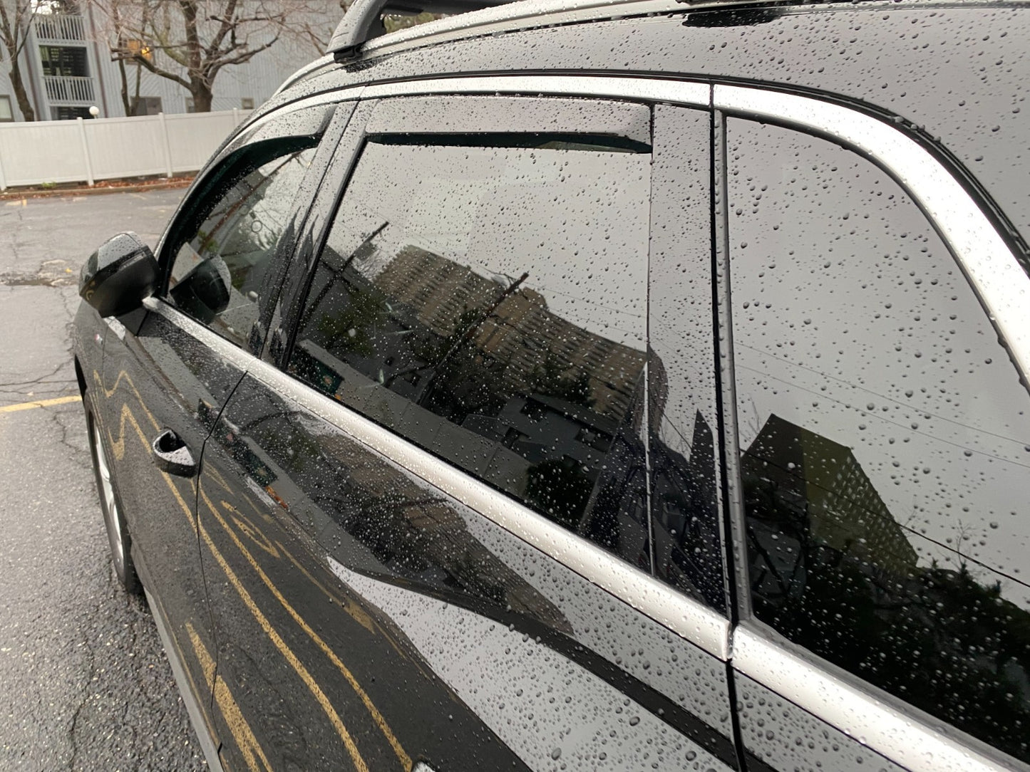 IN-CHANNEL RAIN GUARDS FOR MERCEDES GL  (FULL SET) FITS 2007-2012