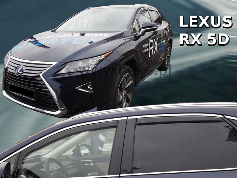 TEAM HEKO IN-CHANNEL VENT VISORS FOR LEXUS RX350 2016-2022 FULL SET)