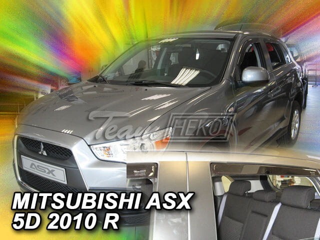 IN-CHANNEL RAIN GUARDS FOR MITSUBISHI OUTLANDER SPORT ( 4 PIECE SET) 2011-2025
