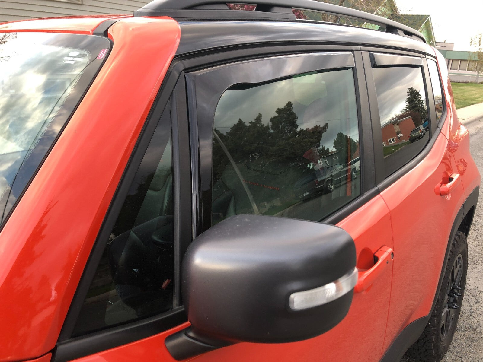 IN-CHANNEL RAIN GUARDS WIND DEFLECTORS FOR JEEP RENEGADE 2015-2024