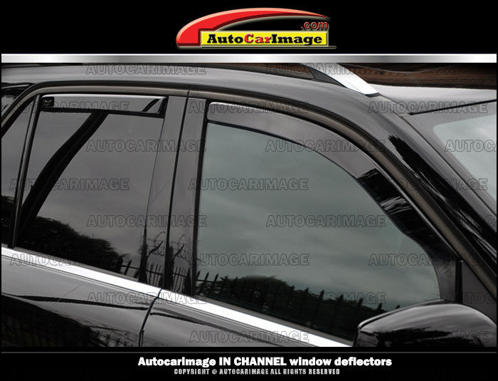 BMW X1 IN-CHANNEL RAIN GUARDS WIND DEFLECTORS 2016-2022 FULL SET