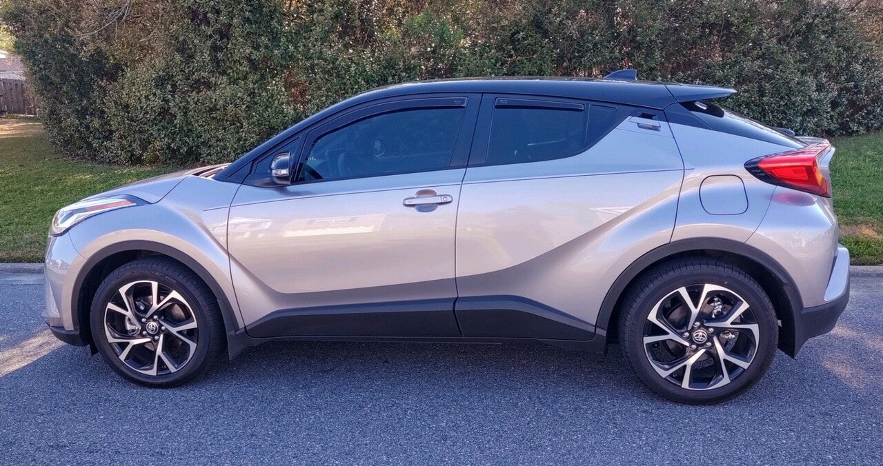 IN-CHANNEL RAIN GUARDS WIND DEFLECTORS FOR TOYOTA C-HR 2018-2022 (4PC)