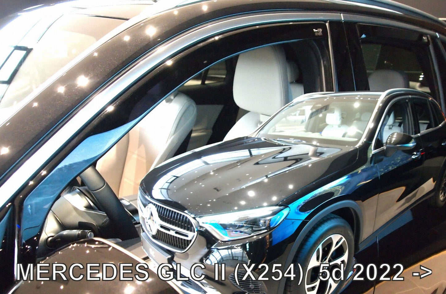 TEAM HEKO IN-CHANNEL VENT VISORS FOR MERCEDES GLC 2023-UP  FULL SET)