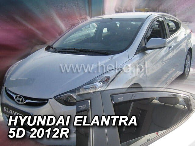 TEAM HEKO IN-CHANNEL RAIN GUARDS FOR HYUNDAI ELANTRA 2011-2016 (4 piece set)
