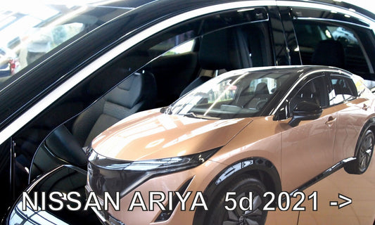 IN-CHANNEL RAIN GUARDS WIND DEFLECTORS FOR NISSAN ARIYA ( FULL SET)