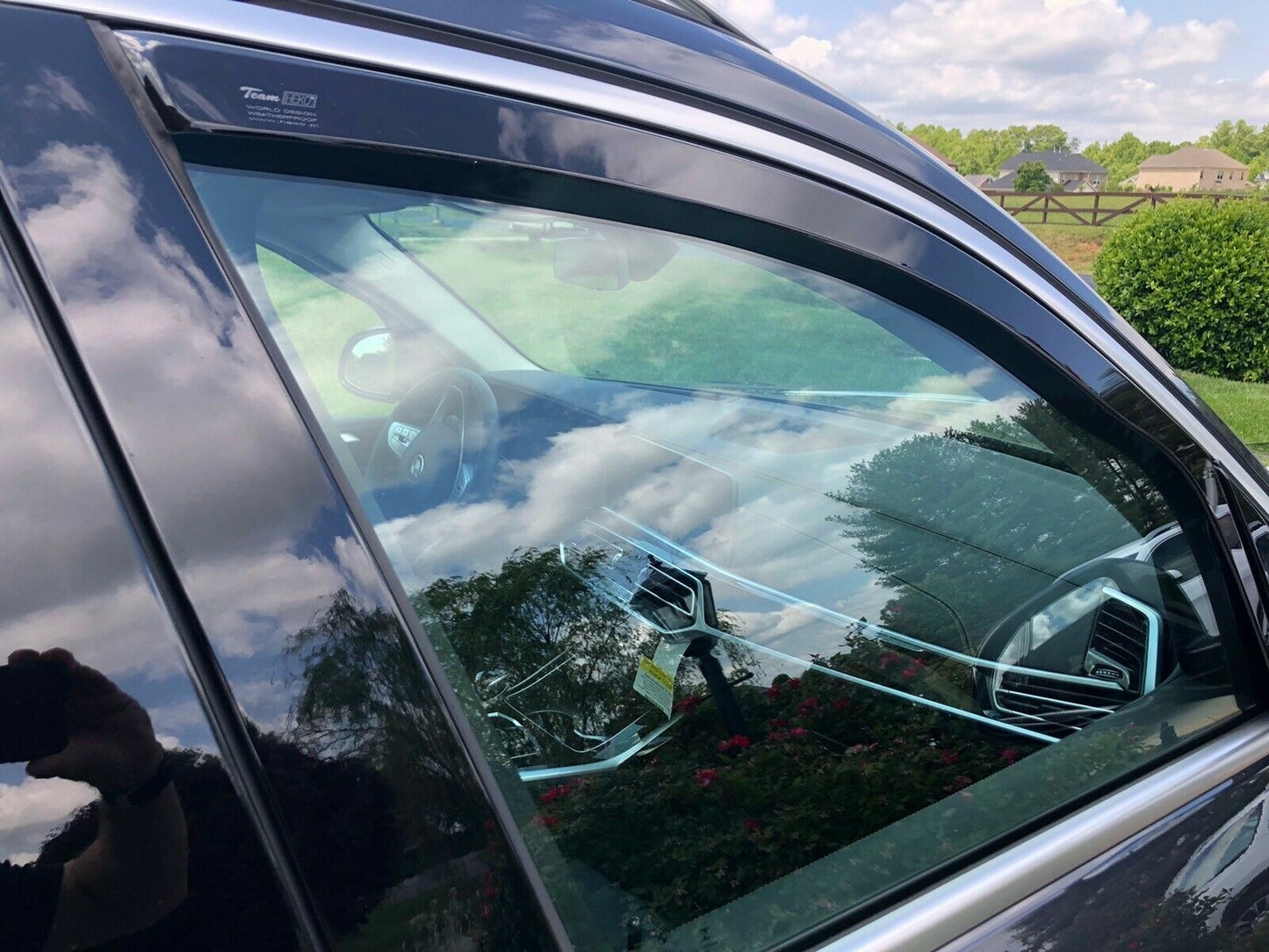 BMW X3 IN-CHANNEL RAIN GUARDS WIND DEFLECTORS 2011-2017
