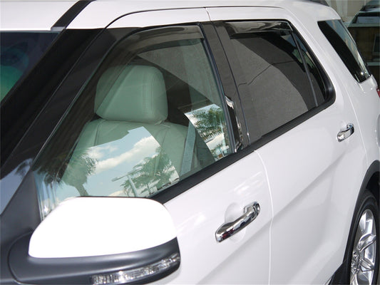 IN-CHANNEL RAIN GUARDS FOR LAND ROVER RANGE ROVER VELAR (4 PIECE SET) 2018-2024