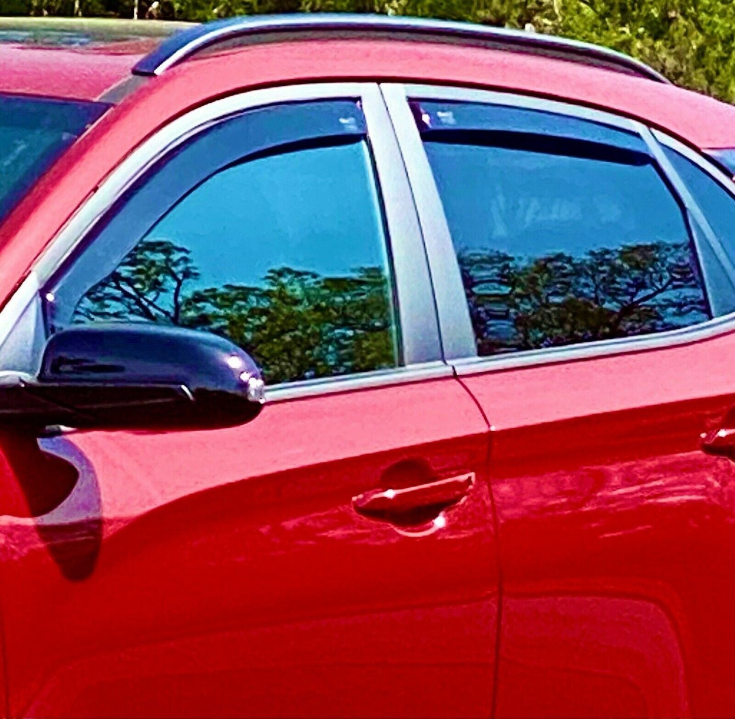 TEAM HEKO IN-CHANNEL VENT VISORS FOR HYUNDAI KONA ( FULL SET) 2018-2023