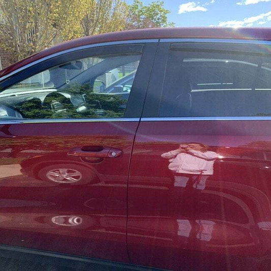 IN-CHANNEL RAIN GUARDS WIND DEFLECTORS THAT FIT KIA SPORTAGE 2016-2022 4PC SET