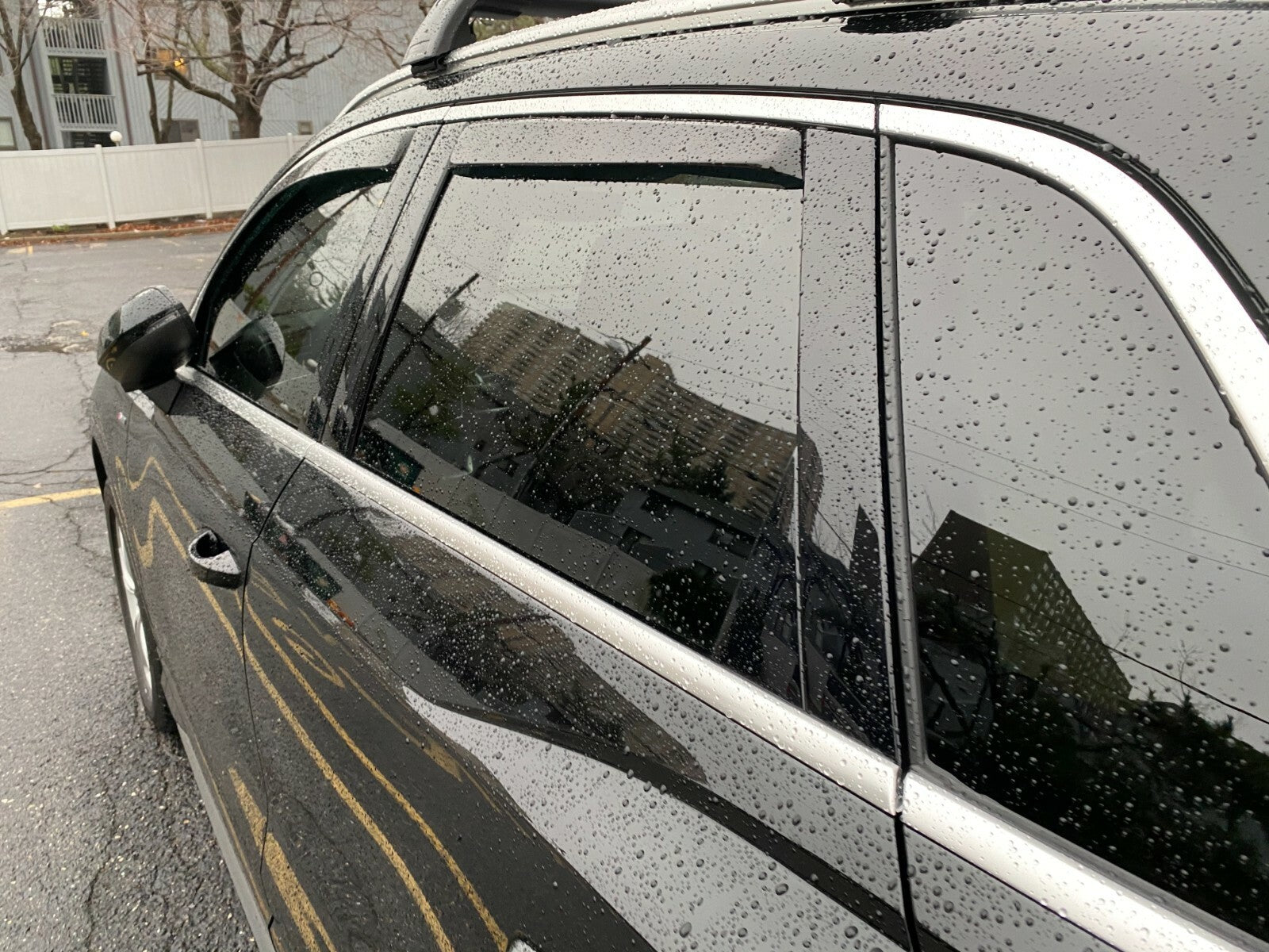 IN-CHANNEL RAIN GUARDS WIND DEFLECTORS FOR BUICK ENCLAVE 2008-2017 (4PC)