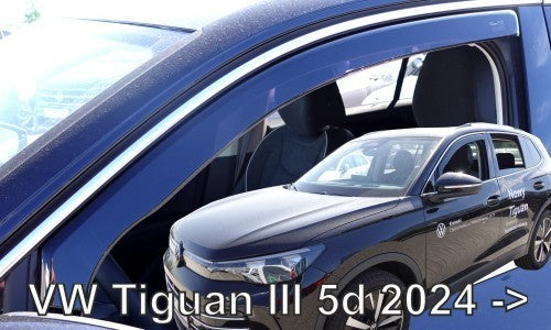 TEAM HEKO IN-CHANNEL RAIN GUARDS FOR VW TIGUAN 2025-UP ( *Fronts Only*)