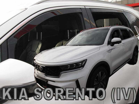 IN-CHANNEL RAIN GUARDS WIND DEFLECTORS THAT FIT KIA SORENTO 2021-2025 4PC SET