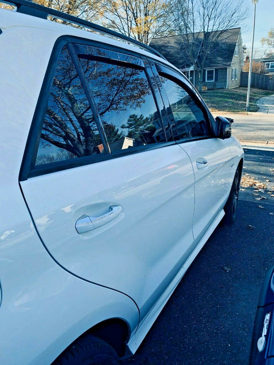 MERCEDES GLE IN-CHANNEL RAIN GUARDS WIND DEFLECTORS 2016-2019 FRONTS & REARS