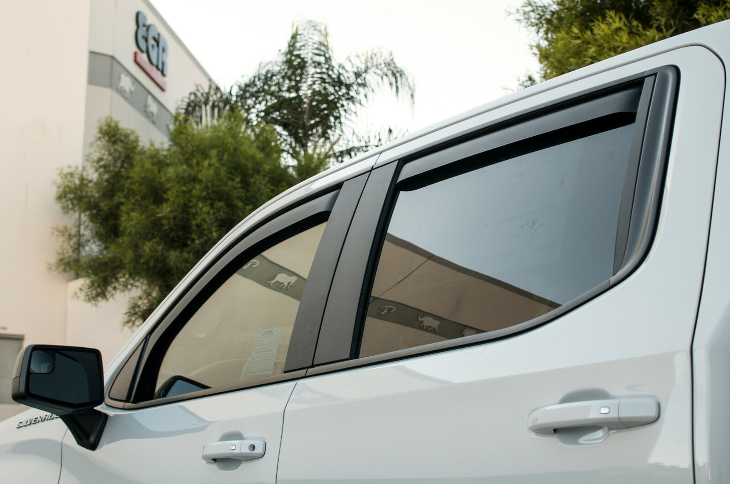 TOYOTA TUNDRA IN-CHANNEL RAIN GUARDS WIND DEFLECTORS 2007-2021 CREW CAB CREW MAX