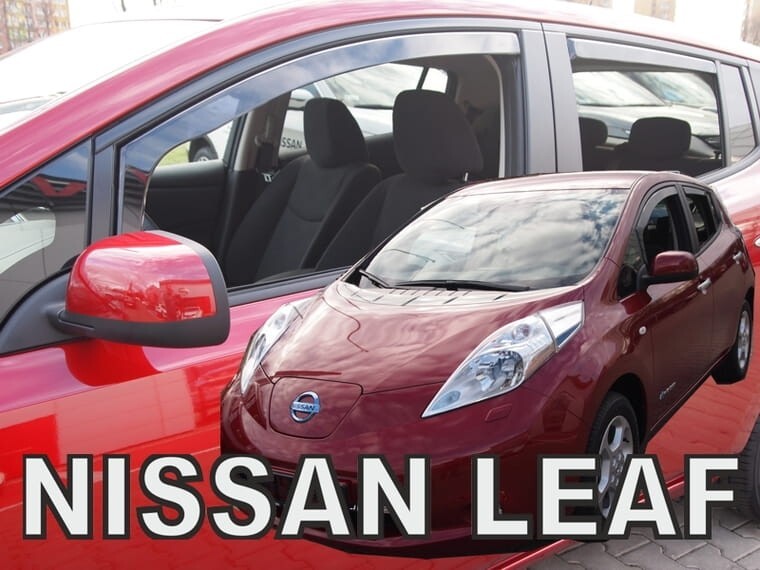 TEAM HEKO IN-CHANNEL RAIN GUARDS FOR NISSAN LEAF 2011-2017 (FULL SET)