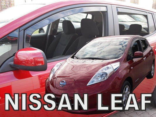 TEAM HEKO IN-CHANNEL RAIN GUARDS FOR NISSAN LEAF 2011-2017 (FULL SET)