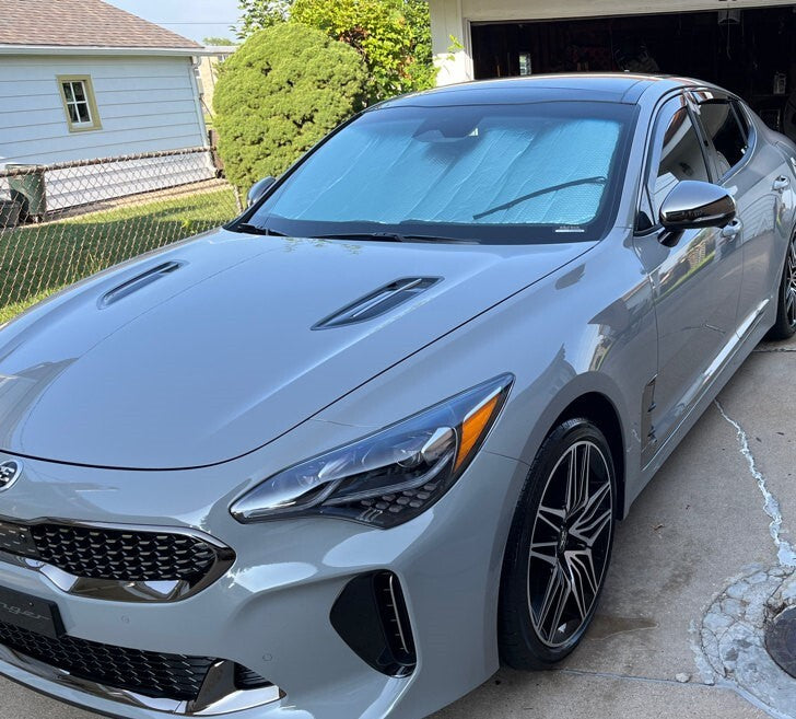 IN-CHANNEL RAIN GUARDS WIND DEFLECTORS THAT FIT KIA STINGER 2018-2024