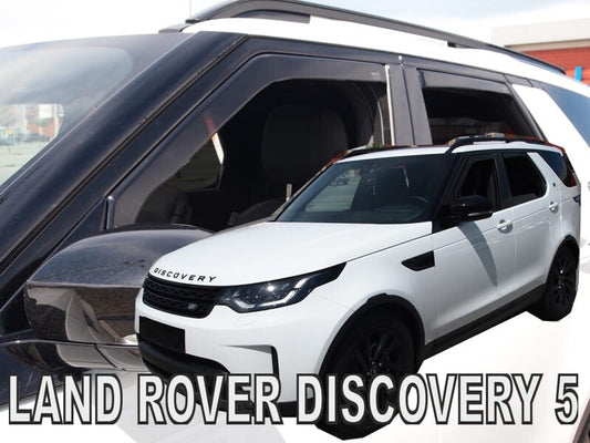 IN-CHANNEL RAIN GUARDS FOR LAND ROVER DISCOVERY 5 2017-2026 ( 4 PIECE SET)