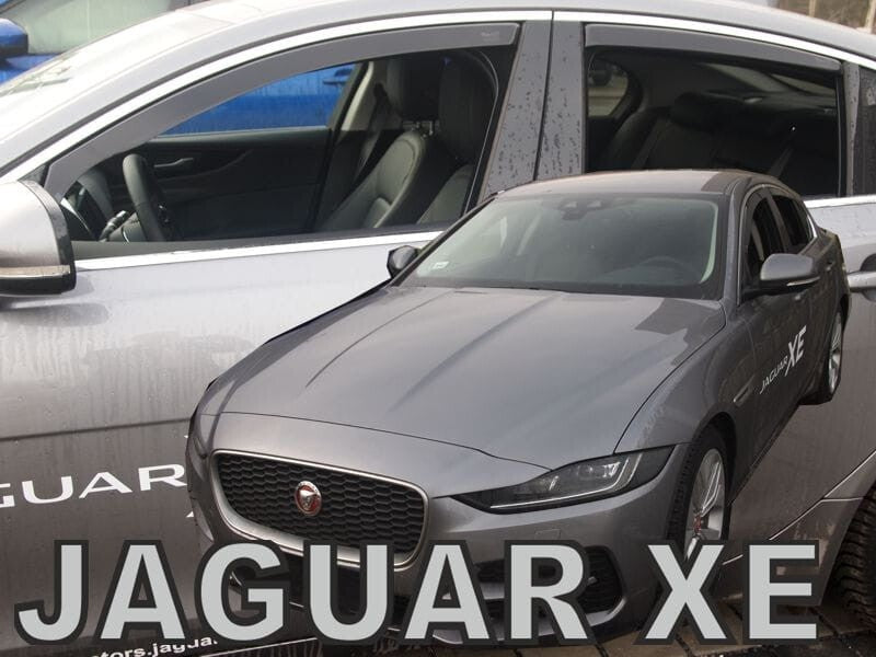 JAGUAR XE IN-CHANNEL RAIN GUARDS 2016-2021 ( FULL SET) DARK SMOKE