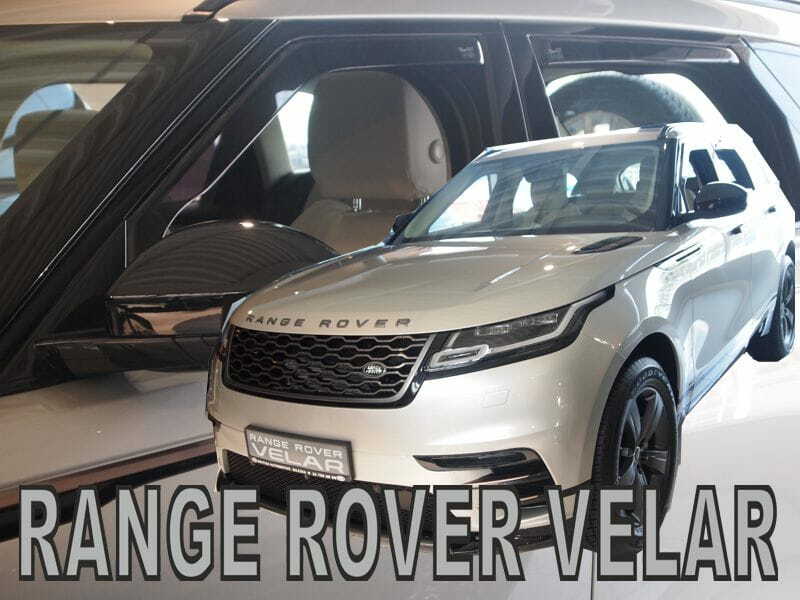 IN-CHANNEL RAIN GUARDS FOR LAND ROVER RANGE ROVER VELAR (4 PIECE SET) 2018-2024