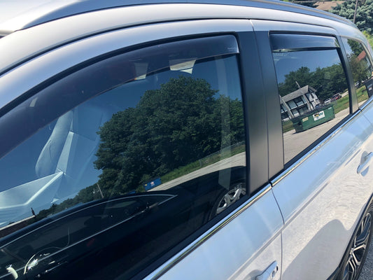 VOLVO XC60 IN-CHANNEL RAIN GUARDS WIND DEFLECTORS 2010-2017