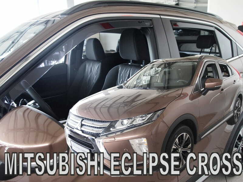 MITSUBISHI ECLIPSE CROSS IN-CHANNEL RAIN GUARDS WIND DEFLECTORS 2018-2026 ( 4PC)