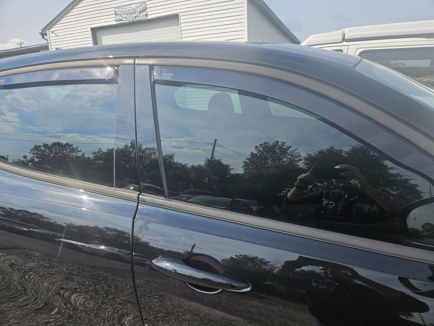 VOLVO XC60 IN-CHANNEL RAIN GUARDS WIND DEFLECTORS 2010-2017