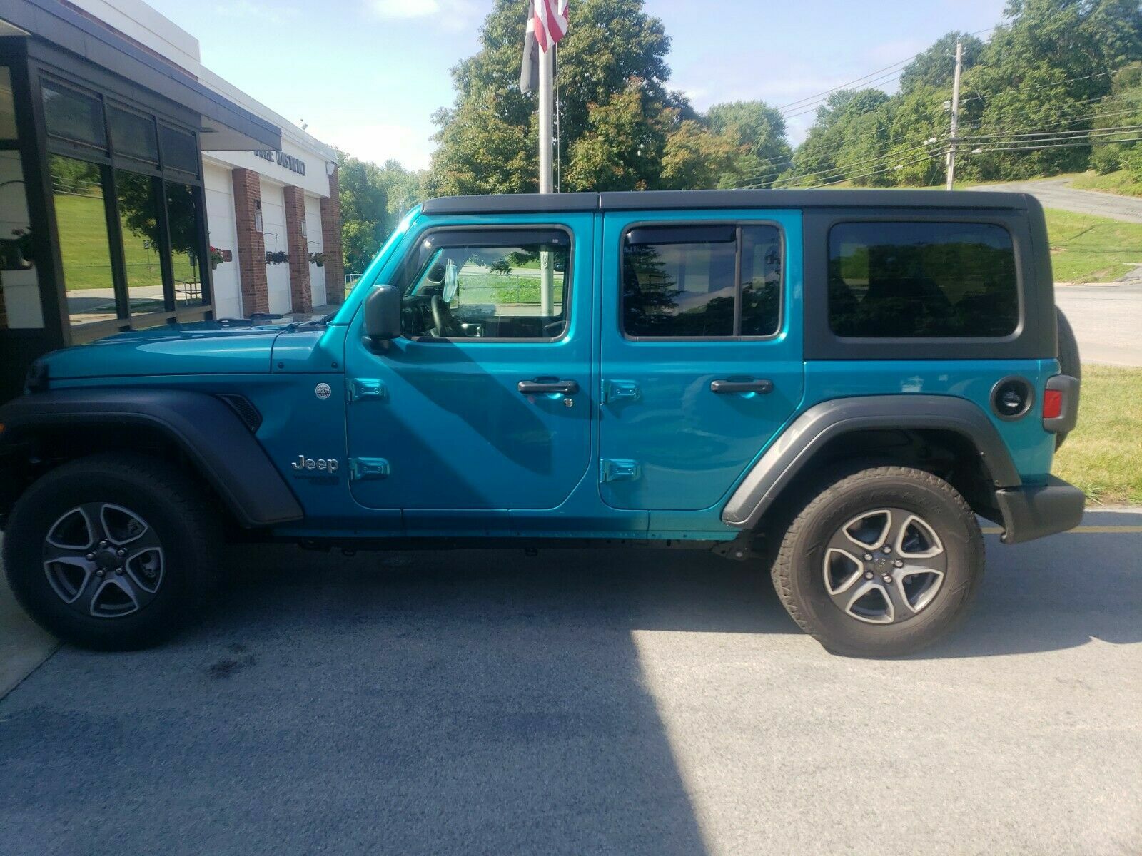 IN-CHANNEL RAIN GUARDS WIND DEFLECTORS FOR JEEP WRANGLER 2018-2025