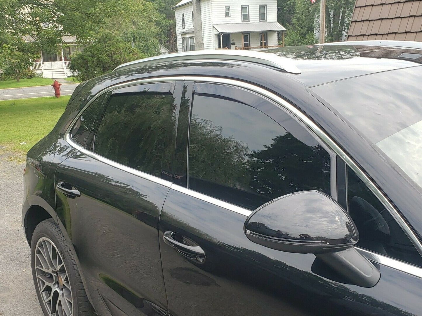TEAM HEKO IN-CHANNEL VENT VISORS FOR PORSCHE CAYENNE  2003-2010 ( FULL SET)