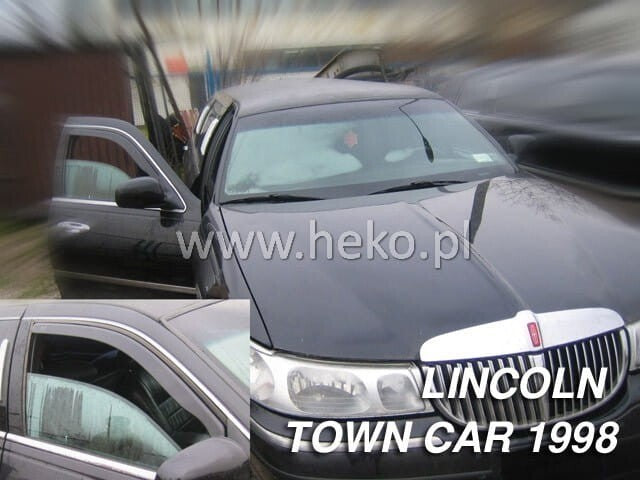 IN-CHANNEL RAIN GUARDS WIND DEFLECTORS THAT FIT LINCOLN TOWN CAR ( 2PC) FRONTS