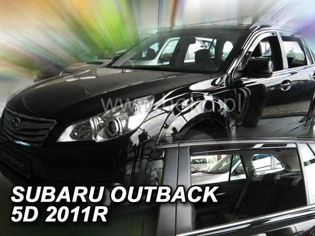 TEAM HEKO IN-CHANNEL VENT VISORS FOR SUBARU OUTBACK 2010-2014 ( FULL SET)
