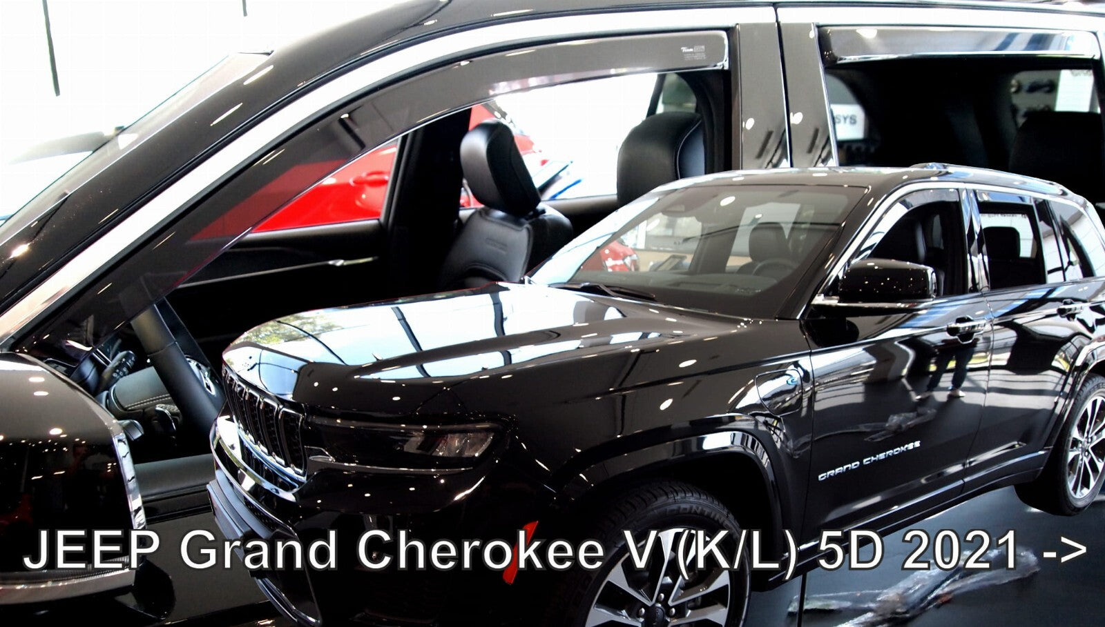 IN-CHANNEL RAIN GUARDS WIND DEFLECTORS FOR JEEP GRAND CHEROKEE 2022-UP (4PC SET)