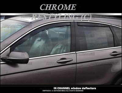 HONDA CRV IN-CHANNEL RAIN GUARDS WIND DEFLECTORS  2012-2016